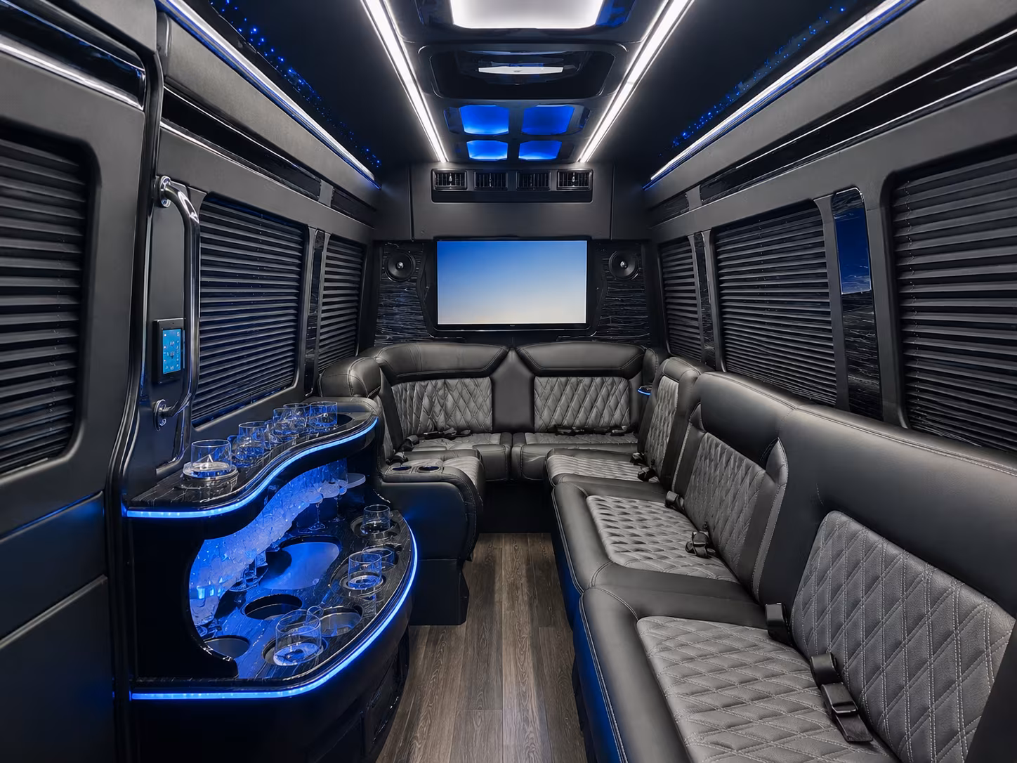 carson city corporate event transportation onboard seating