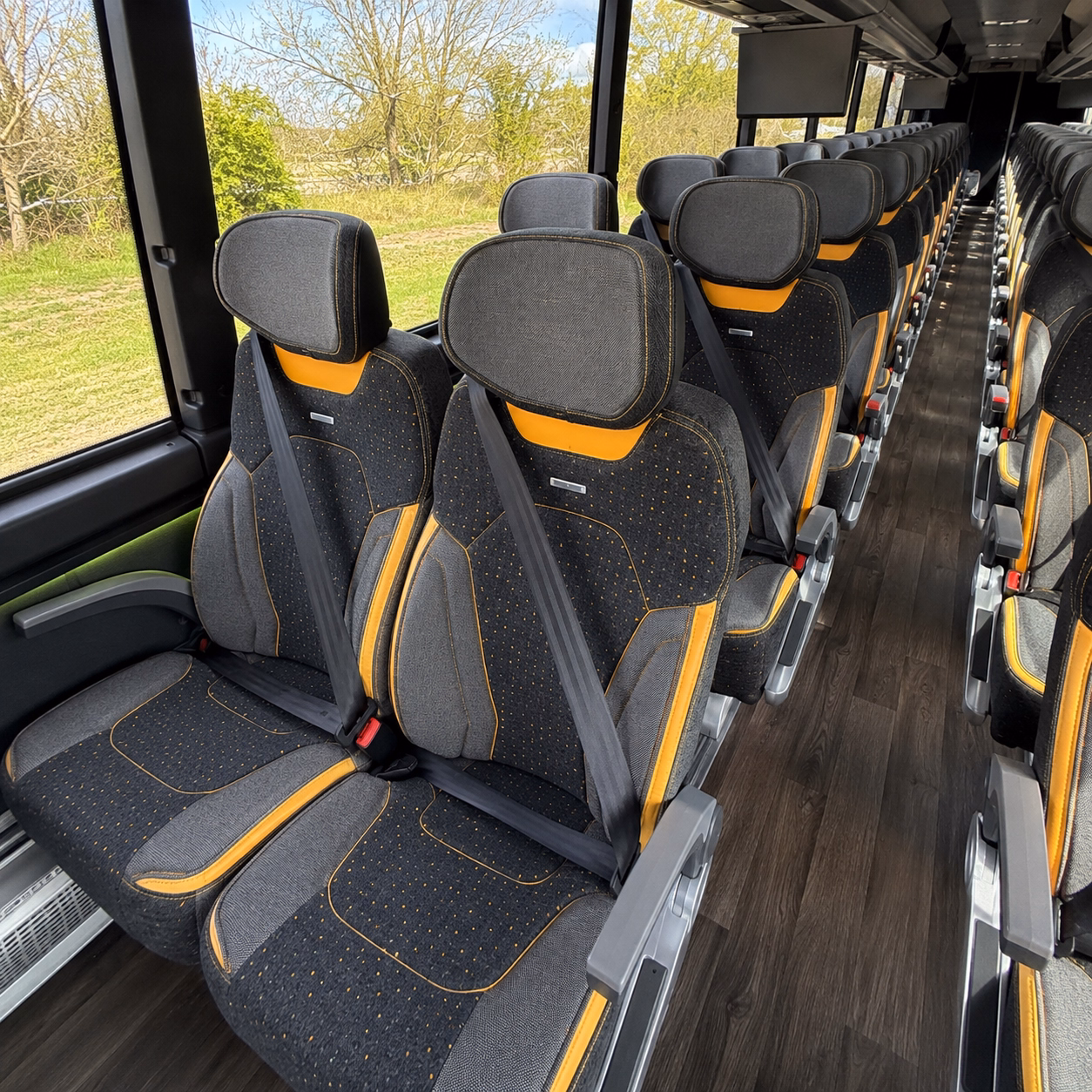 fresno long distance charter bus rental
