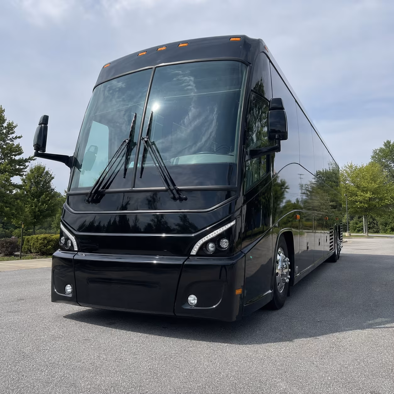 vallejo charter bus rental exterior