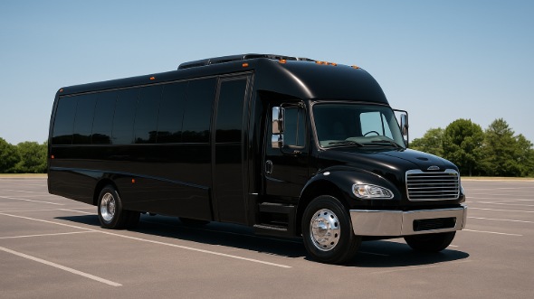 Exterior of Charter Bus Company Carson City's 28 Passenger Mini bus in Carson City