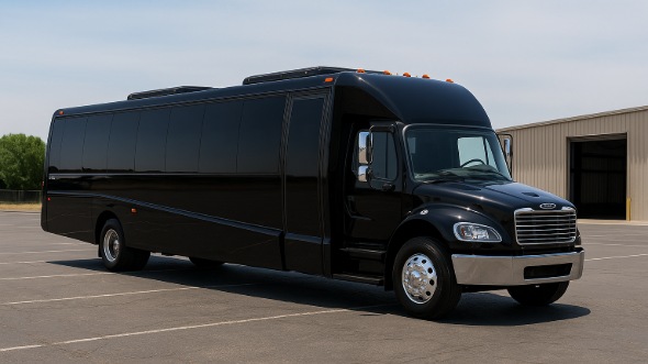 Exterior of Charter Bus Company Carson City's 30 Passenger Minibus in Carson City