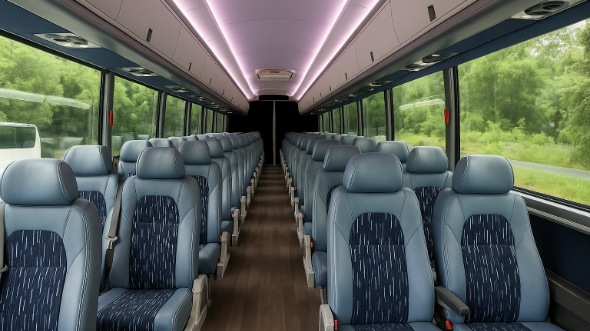 Interior of Charter Bus Company Carson City's 30 Passenger Minibus in Carson City