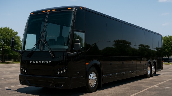Exterior of Charter Bus Company Carson City's 50 Passenger Charter Bus in Carson City