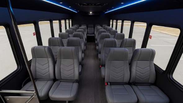 carson city 18 passenger minibus inside