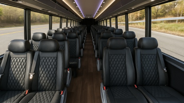 carson city 28 passenger minibus inside