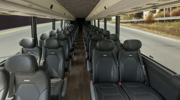 carson city 28 passenger minibus interior