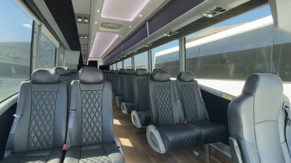 carson city 35 passenger minibus inside