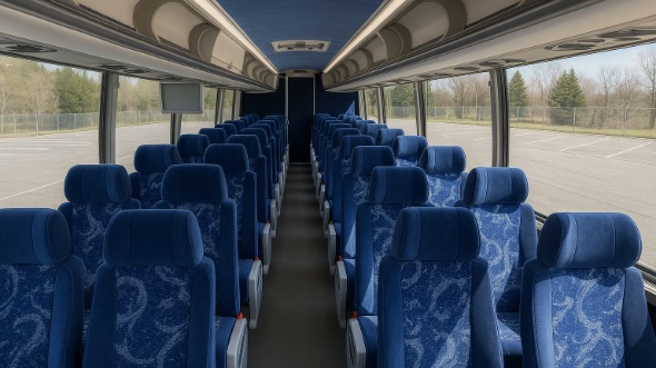 carson city 56 passenger charter bus inside