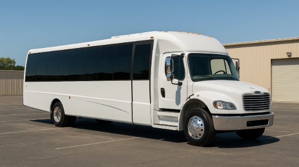 Exterior of Charter Bus Company Carson City's Party Bus in Carson City